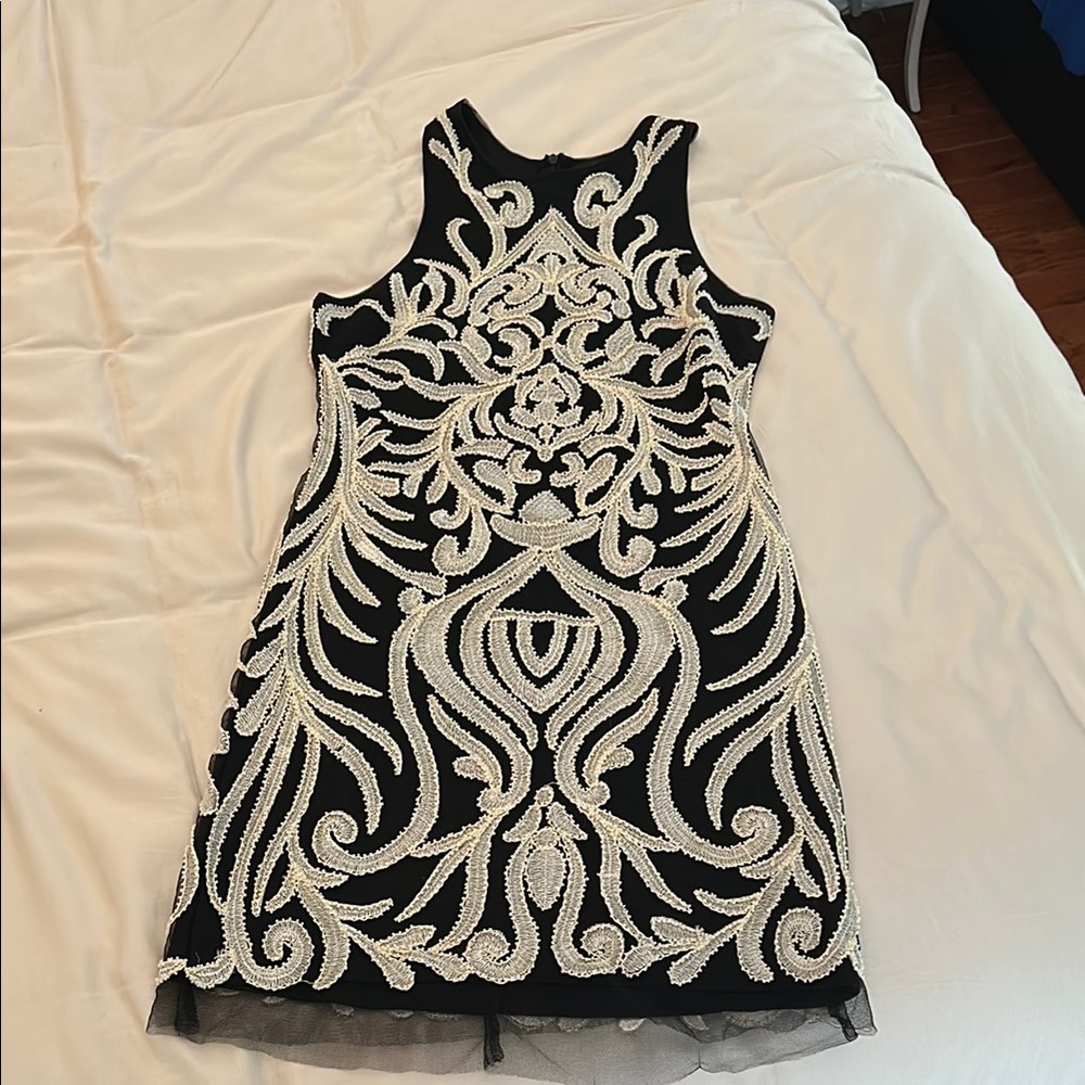 Endless Rose Embroidered Mini Dress